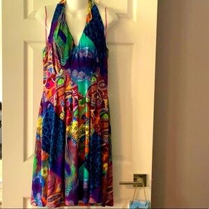 CATHERINE MALANDRINO Halter Dress.